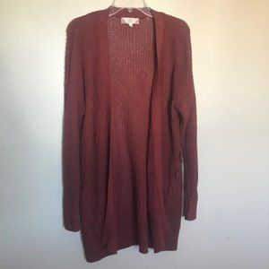 Comfortable and Fashionable Red Cardigan